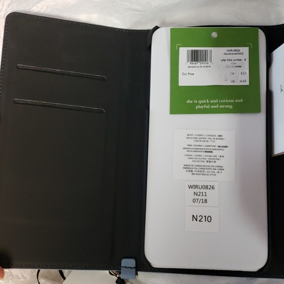 Kate Spade iPhone 7 8 Plus Folio Wristlet - Picture 5 of 5